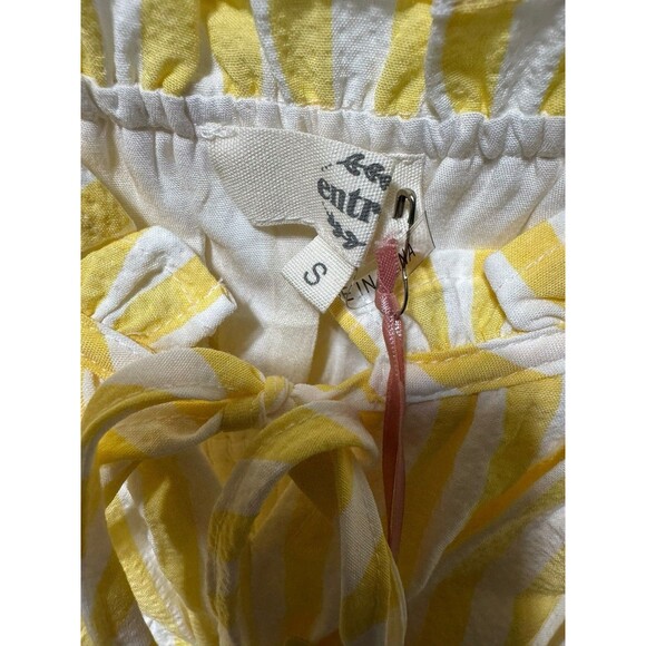 Entro Size S NWT Lemon Yellow Mini  Sundress - Picture 12 of 15